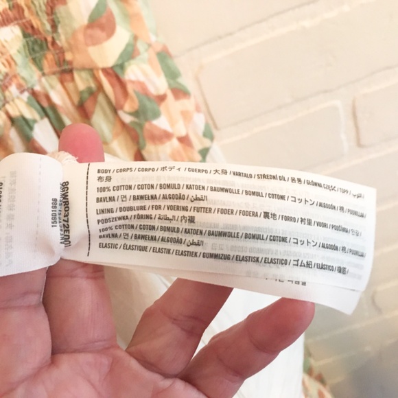 Abercrombie & Fitch Maxi dress Cotton Lined Tiered Pleated Knotted Strap Sz S - Picture 13 of 14